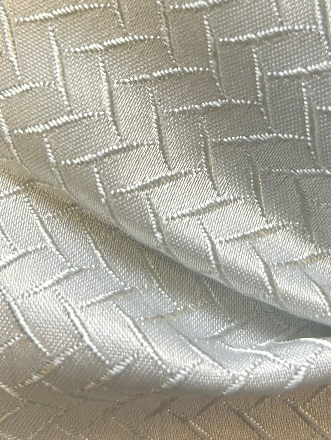 Silver Waistcoat Fabric - Geneva