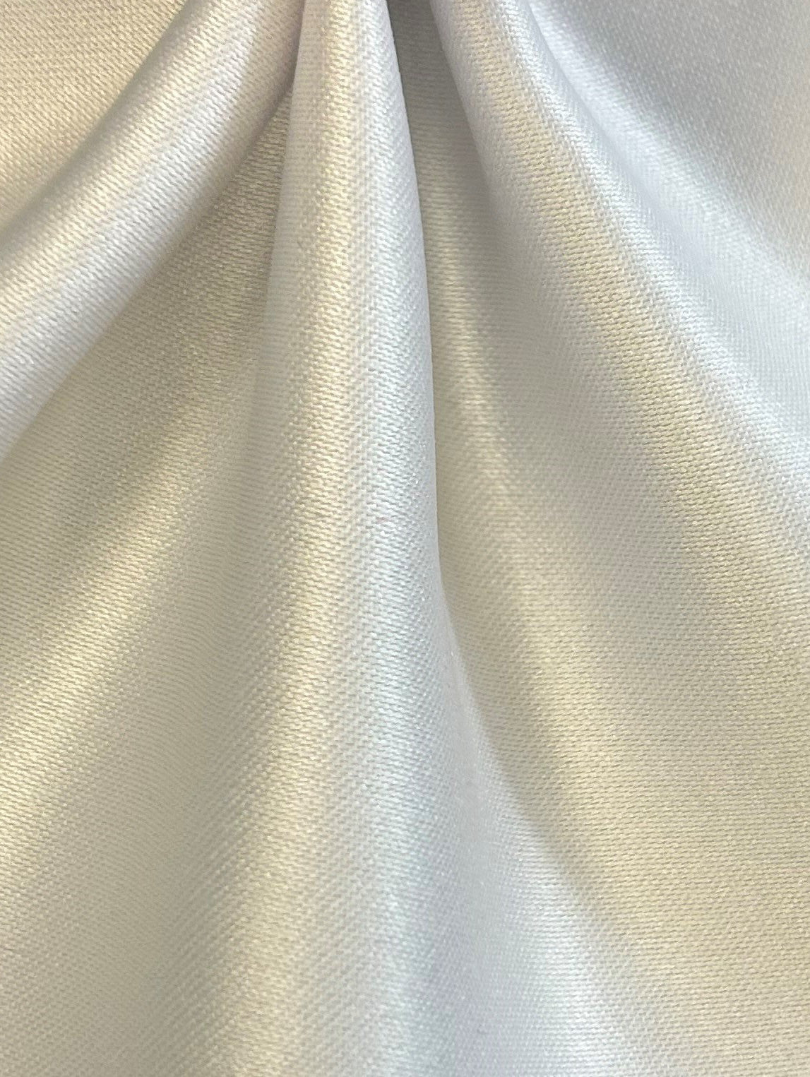 Silver Polyester Satin - Majestic