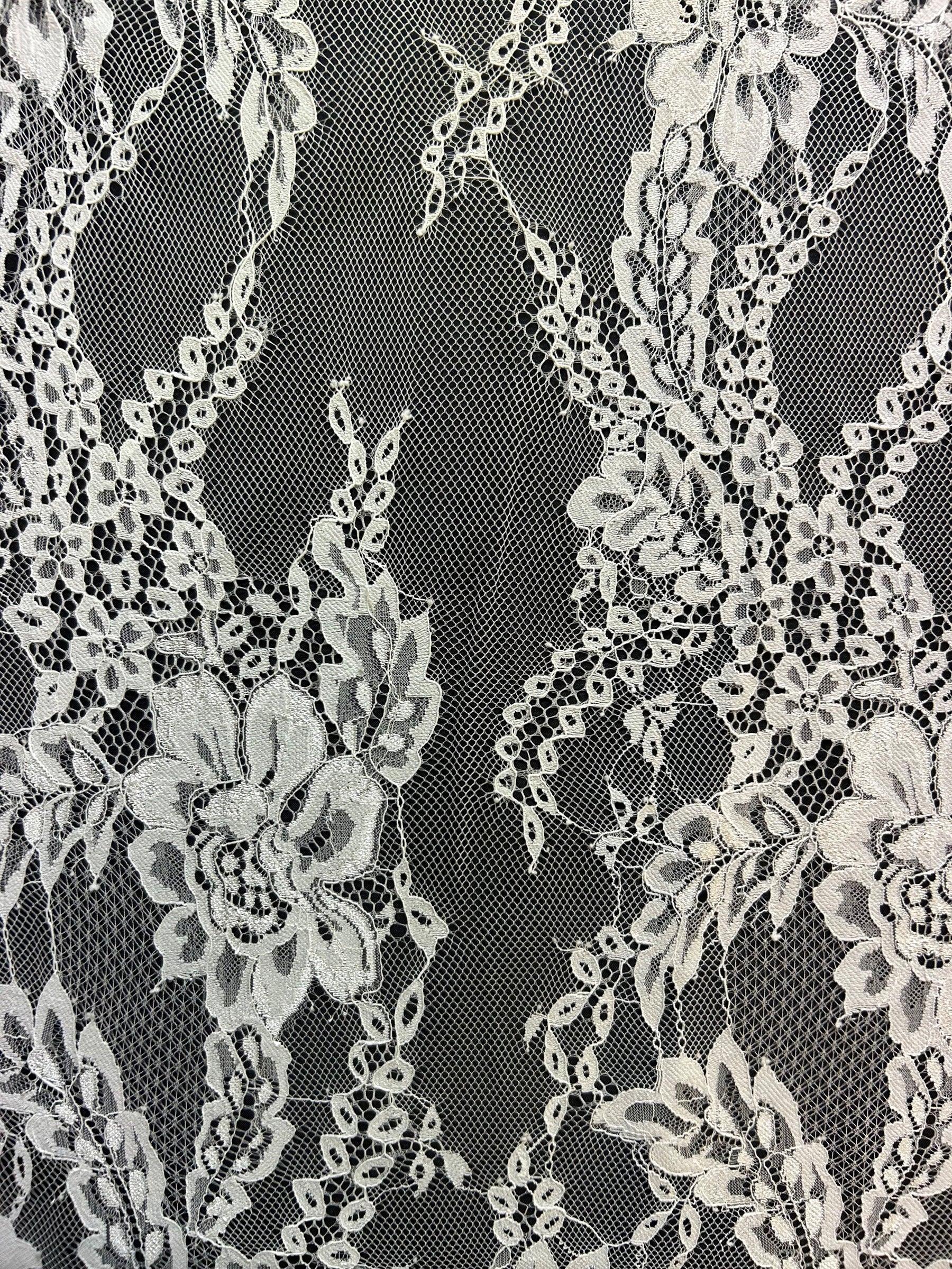 Ivory Raschel Lace - Siri