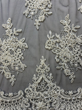 Ivory Corded Lace - Skye