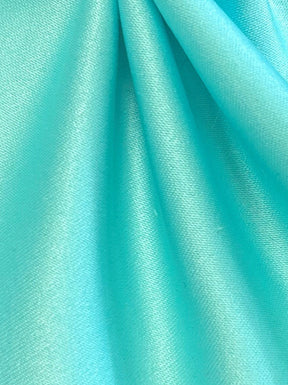 Spearmint Polyester Satin - Majestic