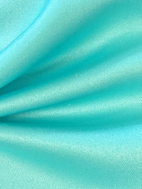 Spearmint Polyester Satin - Majestic