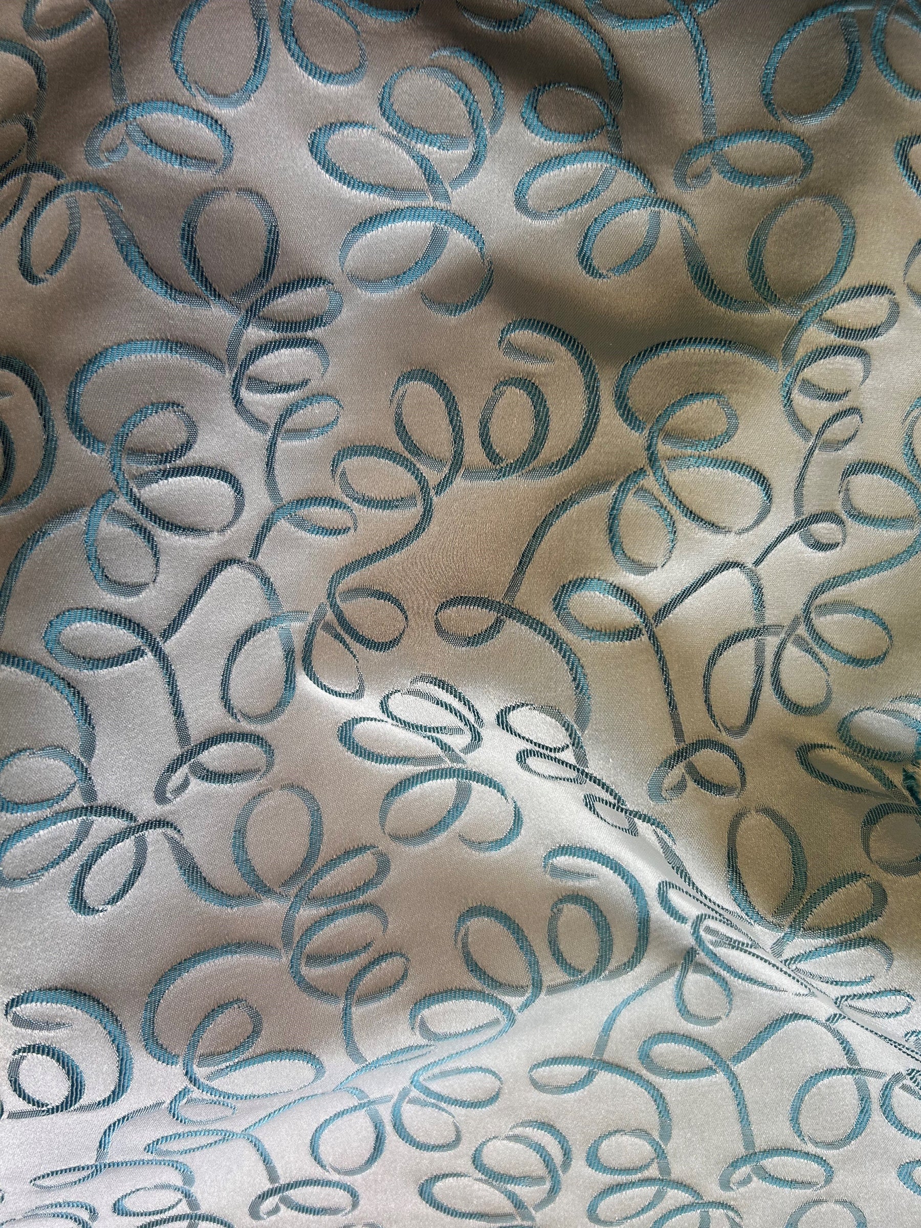 Teal Waistcoat Fabric - Stockholm