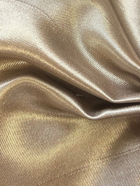 Taupe Polyester Satin Backed Dupion - Clarity