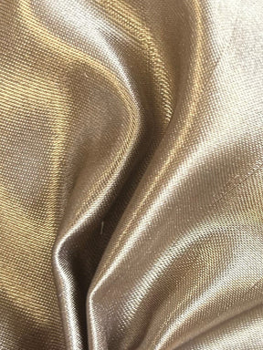 Taupe Polyester Satin Backed Dupion - Clarity