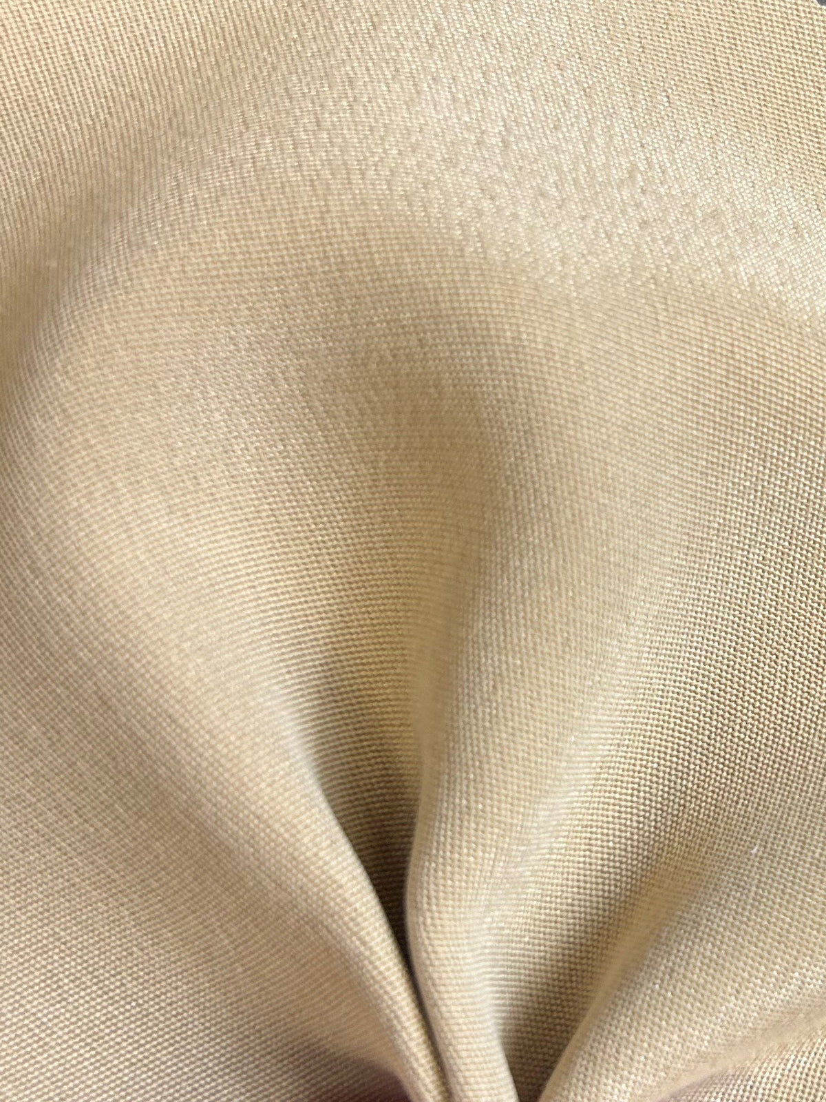 Taupe Silk Double Crepe - Tantalise