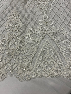 Ivory Embroidered Lace - Taylor