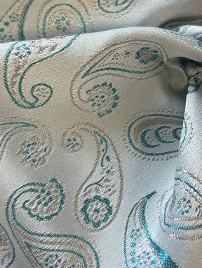 Teal Waistcoat Fabric - Munich