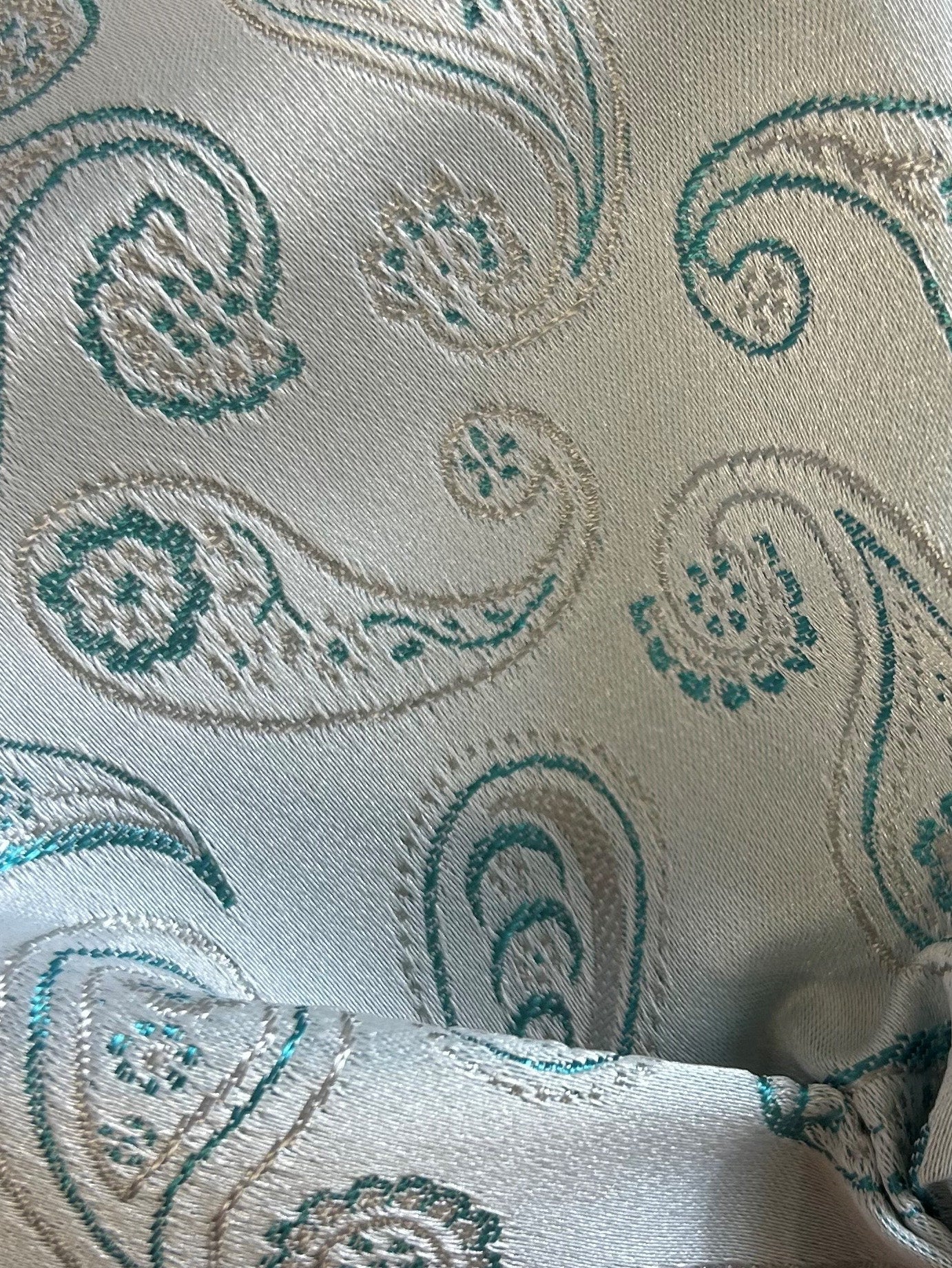 Teal Waistcoat Fabric - Munich