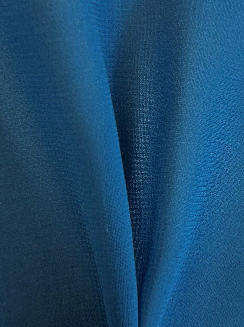 Teal Polyester Chiffon Fabric - Serendipity