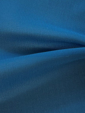 Teal Polyester Chiffon Fabric - Serendipity