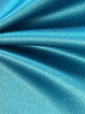 Teal Polyester Satin - Majestic