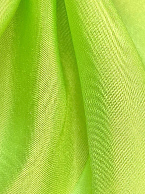 Tropical Lime Silk Habotai - Mosaic