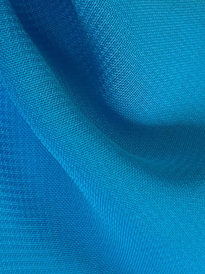 Turquoise Polyester Chiffon - Benevolence