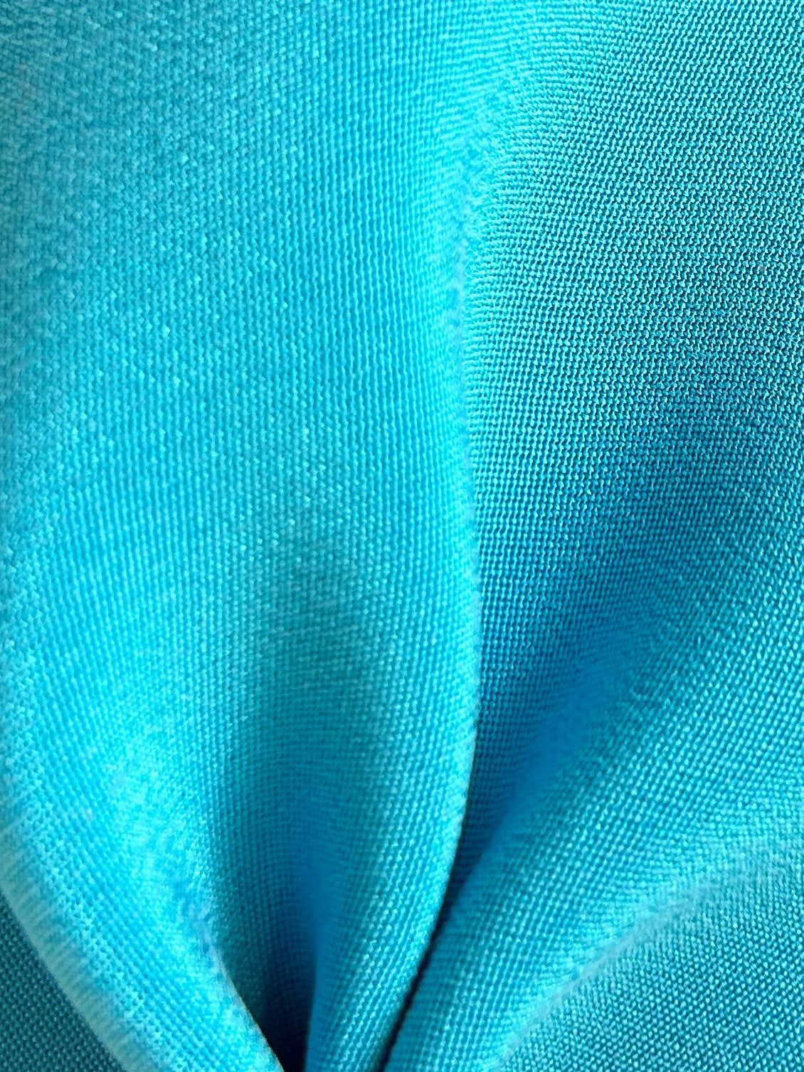 Turquoise Silk Double Crepe - Tantalise