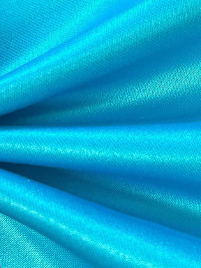 Turquoise Polyester Satin - Majestic