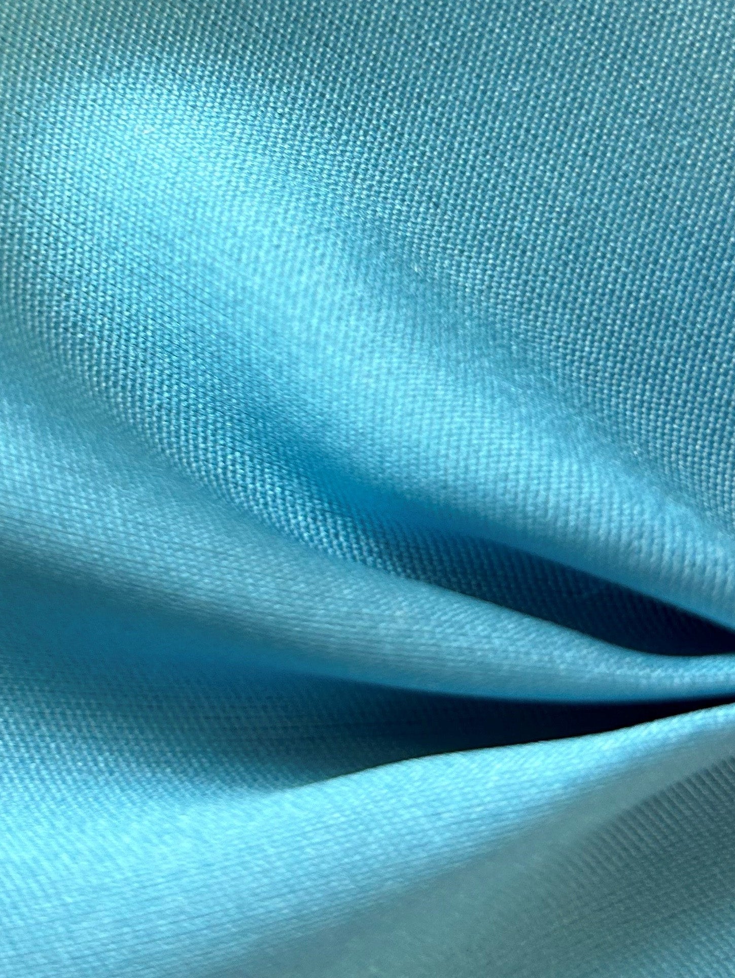 Turquoise Silk Blend Satin - Suave