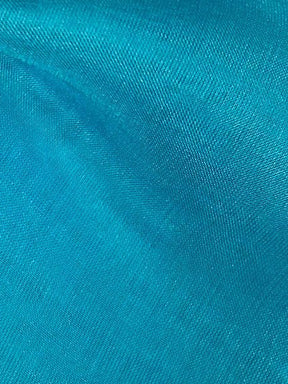 Turquoise Silk Chiffon - Tempest