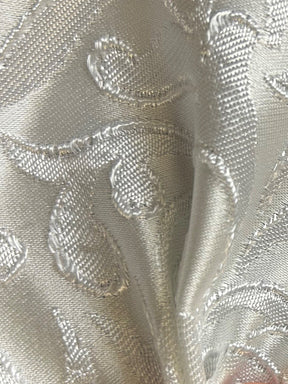 White Jacquard Brocade - Enchantment