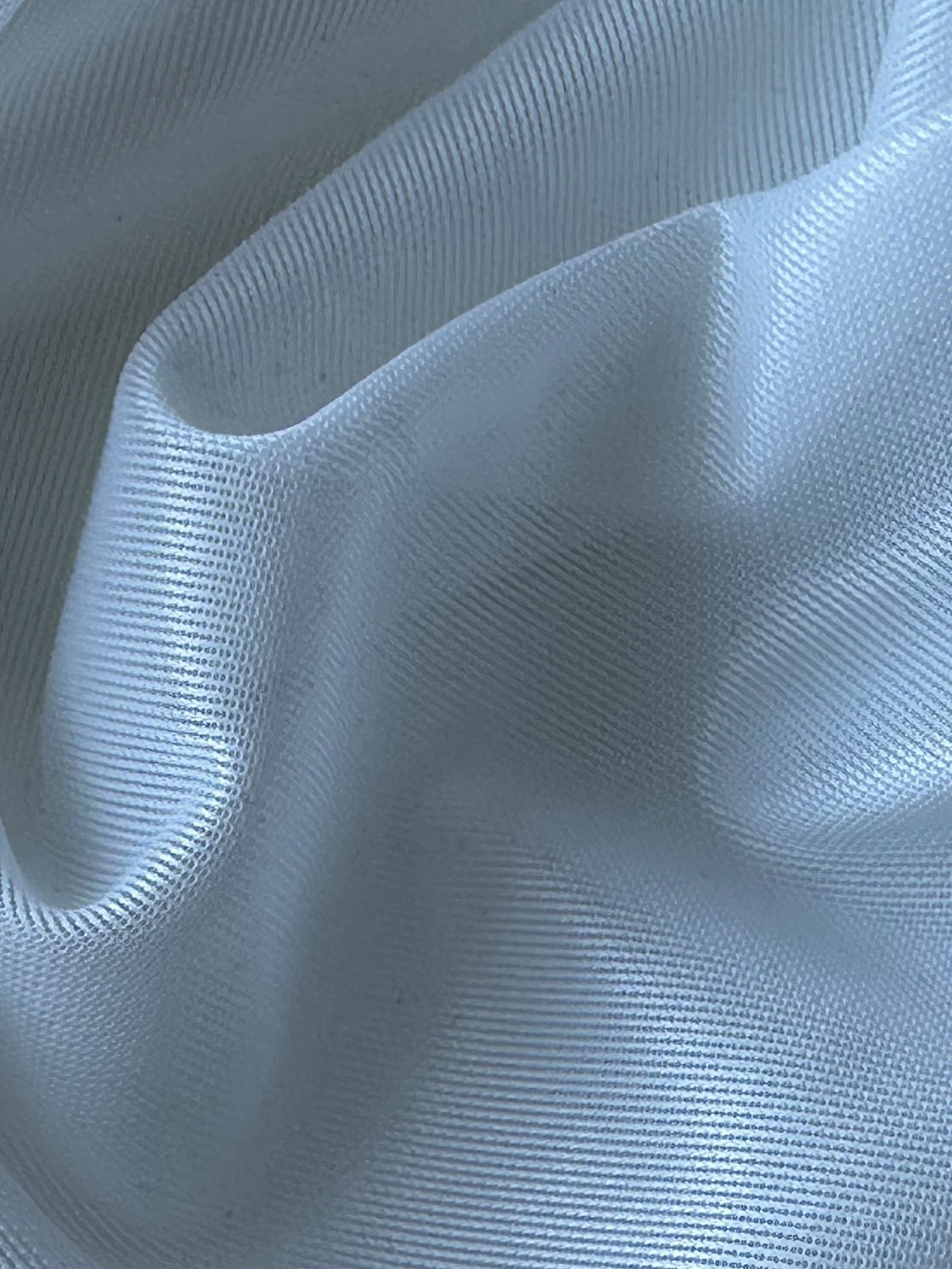 White Stretch Polyester Lining - Prestige