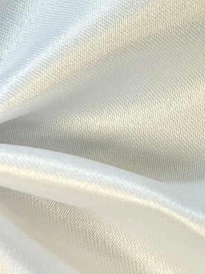 White Polyester Satin - Majestic