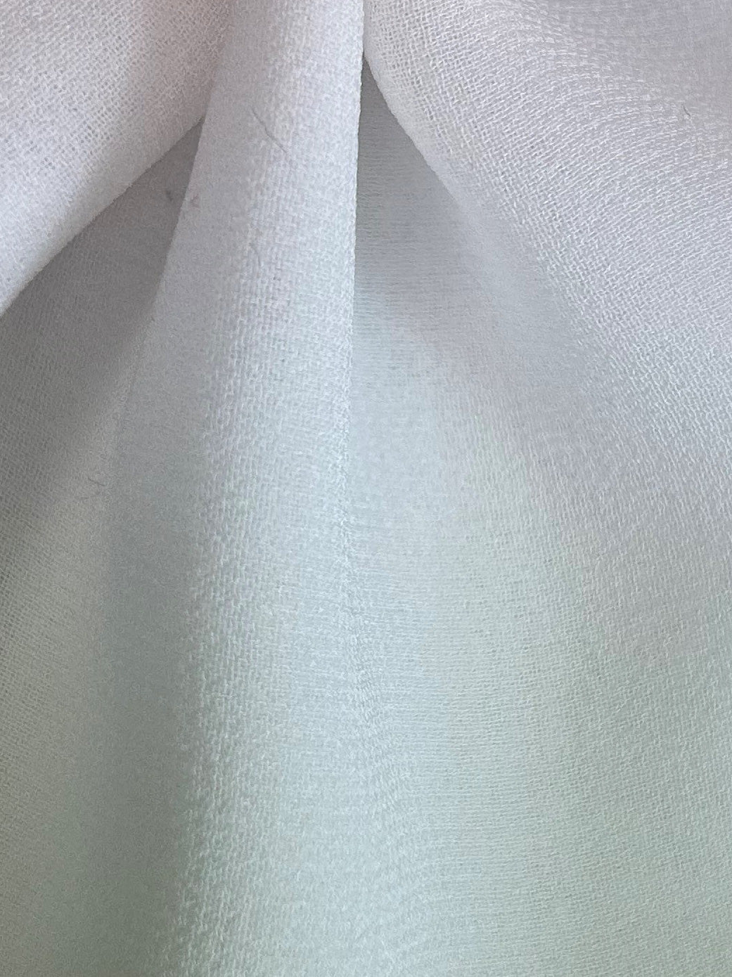 White Silk Georgette – Marquis