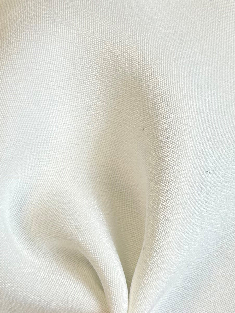 White Silk Double Crepe - Temptation