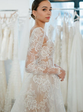 Ivory Embroidered Lace - Xavier