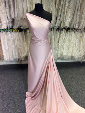 Pink Polyester Satin - Trust