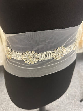 Crystal Dress Trim - Lunar