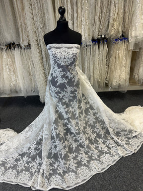 Ivory Corded Lace - Cosima