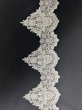 Ivory Beaded Lace Trim - Hazel