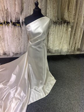 Ivory Polyester Satin - Charity