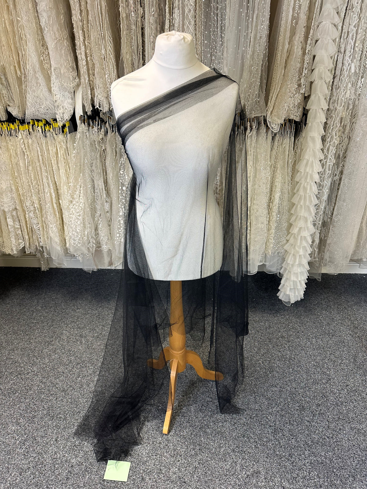 Black Eco Veiling Tulle - Winsome