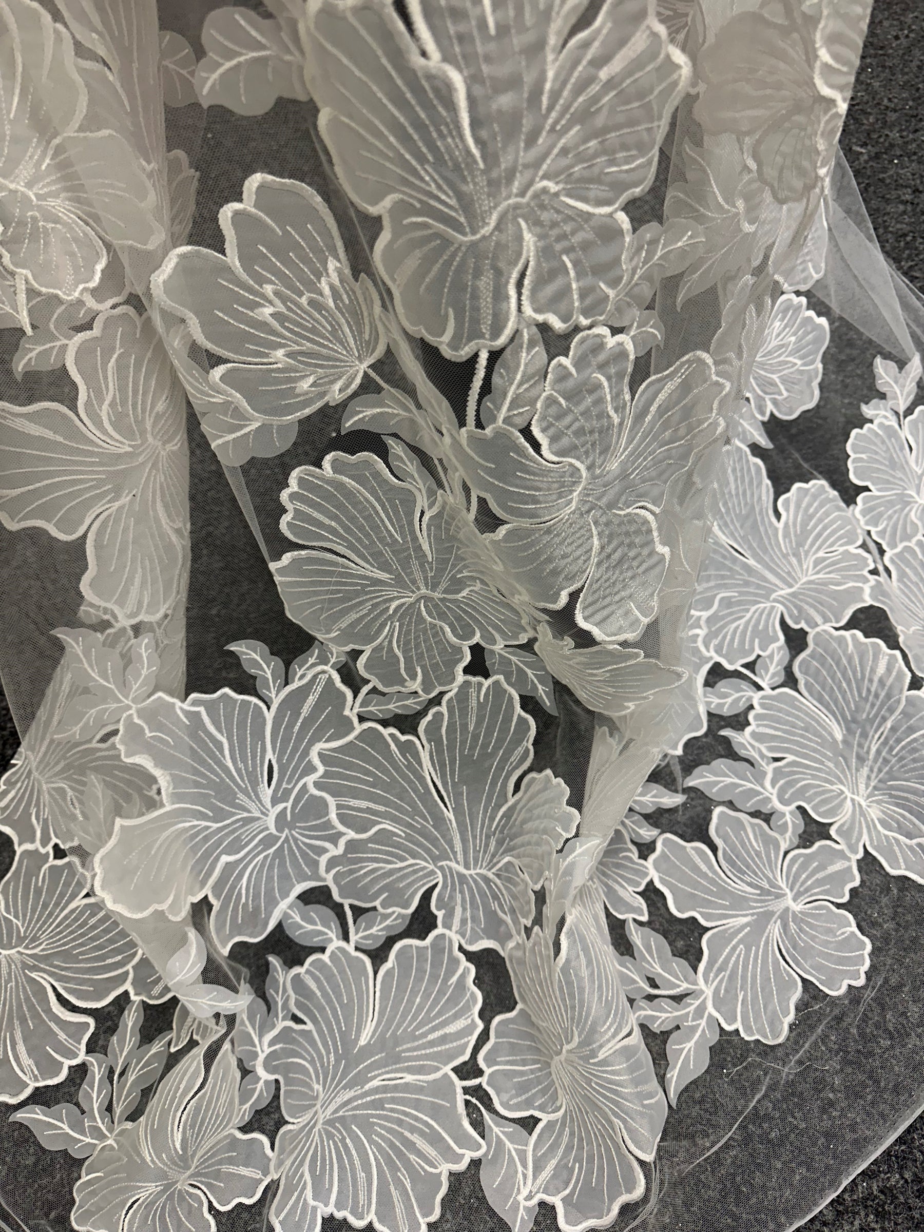 Ivory Floral Lace - Calypso