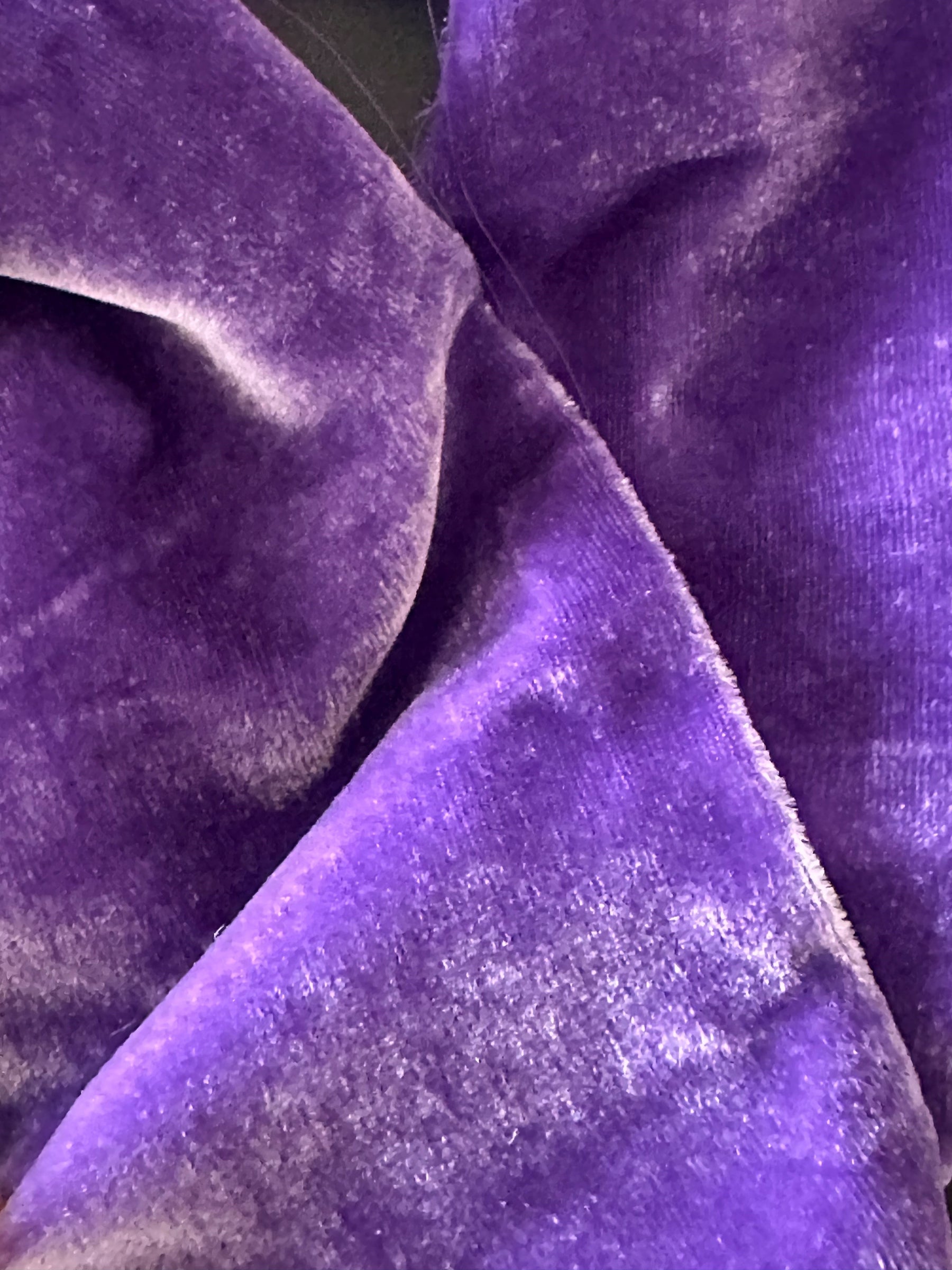 Purple Silk Velvet - Vogue