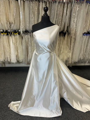 Ivory Silk Blend Duchess Satin - Satisfaction