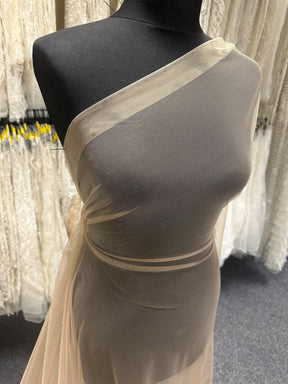 Nude Illusion Stretch Tulle  - Illusionary