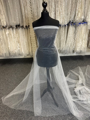 Ivory Glitter Tulle - Evander