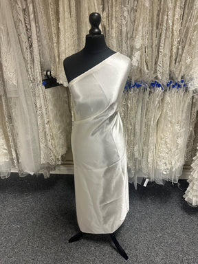 Ivory Polyester Crepe Back Satin - Desire