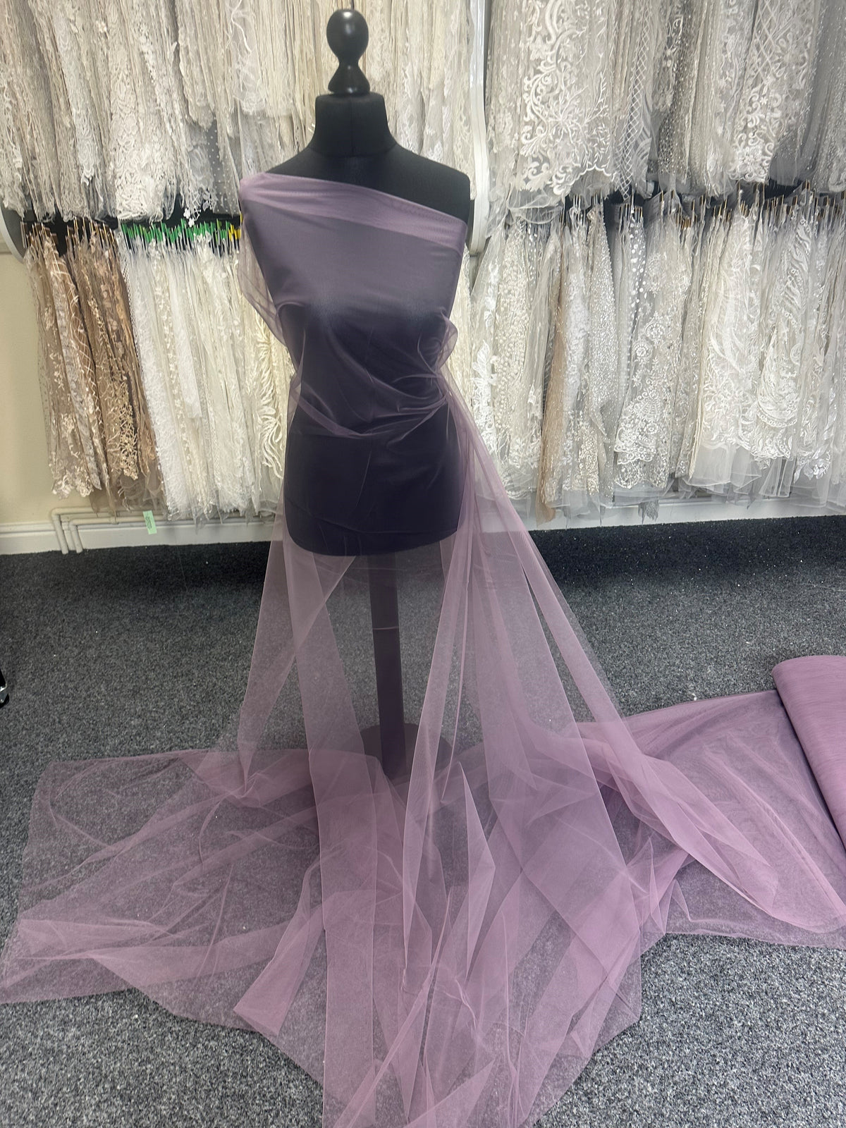 Amethyst Stretch Tulle - Landscape