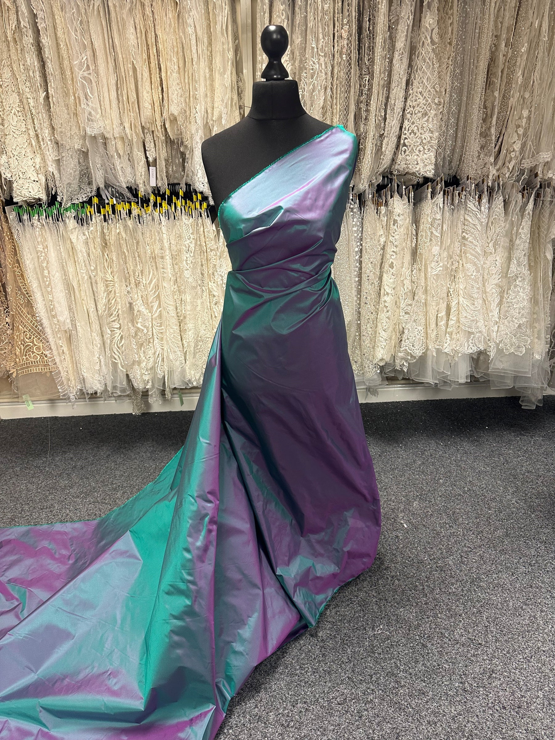 Jade Silk Taffeta - Debutante