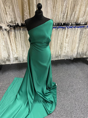 Forest Green Polyester Duchess Satin - Contessa