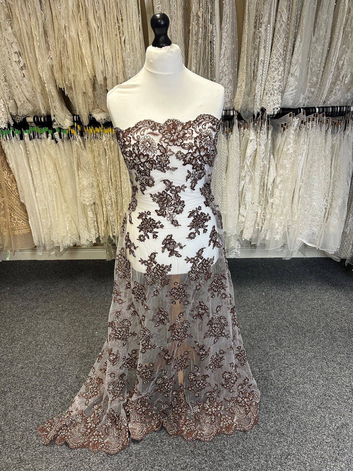 Espresso Brown Lace - Victoria