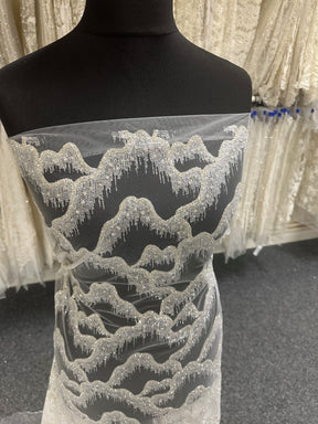 Ivory Glitter Lace - Melody