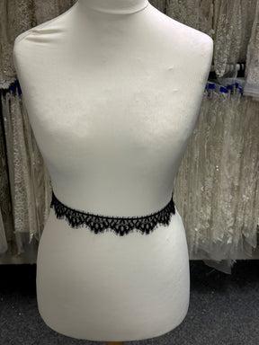 Black Lace Trim - Valentina