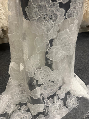 Ivory Embroidered Lace - Spritz