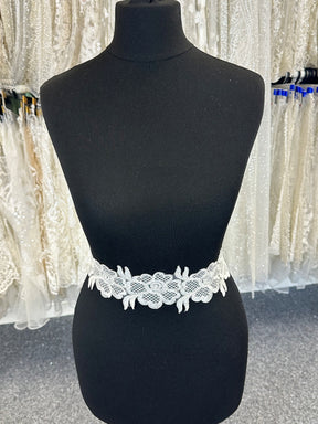 Ivory Corded Lace Trim - Amarylis