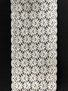 White Lace Trim - Pecan