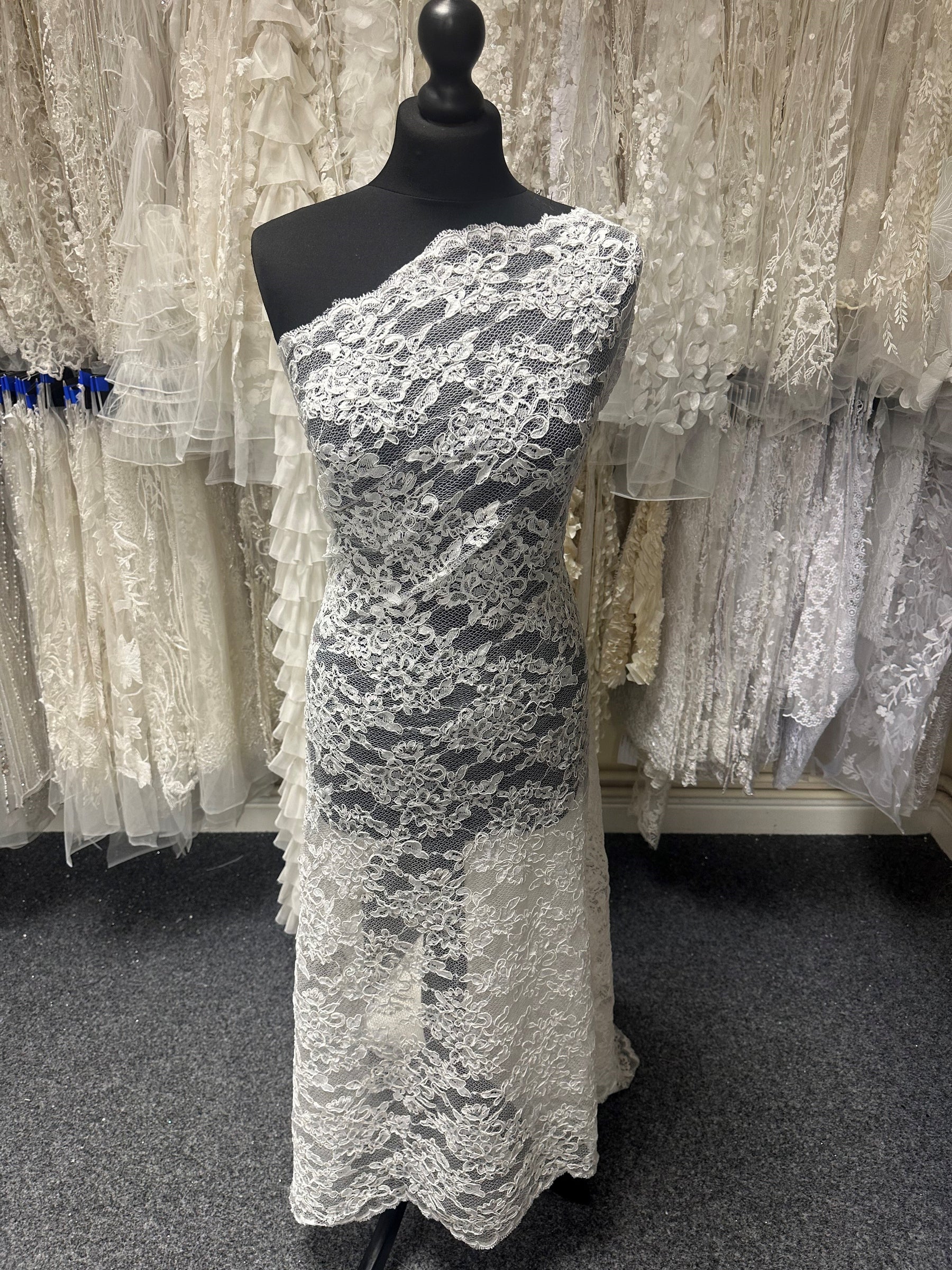 Ivory Corded Lace - Leah